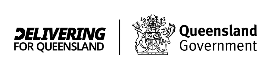 Delivering for Queensland and QLD government crest